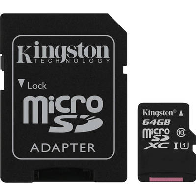 Kingston Canvas Select SDCS 64GB microSDXC 64GB с адаптером