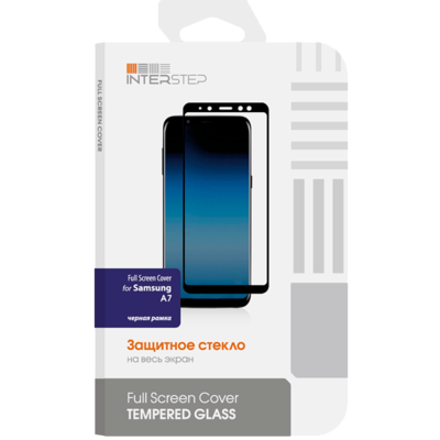 Защитное стекло InterStep для Samsung A7 2018