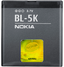 Аккумулятор оригинальный BL-5K для Nokia 701