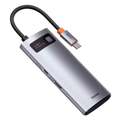 USB-хаб Baseus Metal Gleam 5 in 1