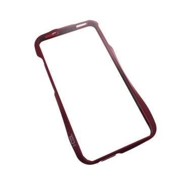 Бампер для HTC One алюминиевый красный