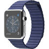 Apple Watch 42mm Stainless Steel with Blue Leather Loop (MJ452)