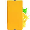 Чехол для Sony Xperia Z LT36i пластик с кожей Nillkin Fresh желтый