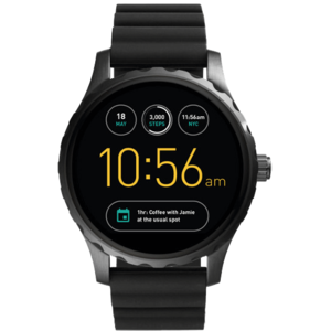 Fossil Q Marshal Black Silicone (черный)