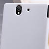 Чехол для Sony Xperia Z LT36i пластиковый тонкий + пленка NillKin D-Style белый