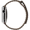Apple Watch 42mm Stainless Steel with Light Brown Leather Loop (MJ402)