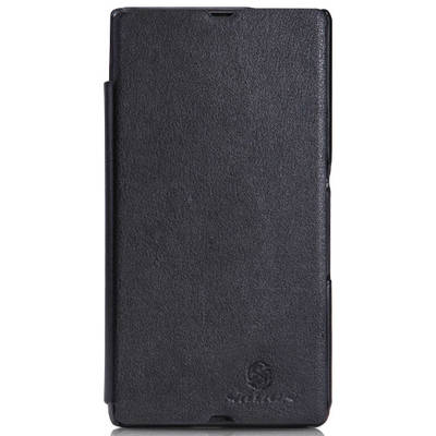 Чехол для Sony Xperia Z LT36i кожаный - книжка Nillkin черный