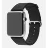 Apple Watch 38mm Stainless Steel with Black Classic Buckle (MJ312)
