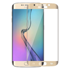 Защитное стекло на телефон Samsung Galaxy S7 Edge 3D Gold