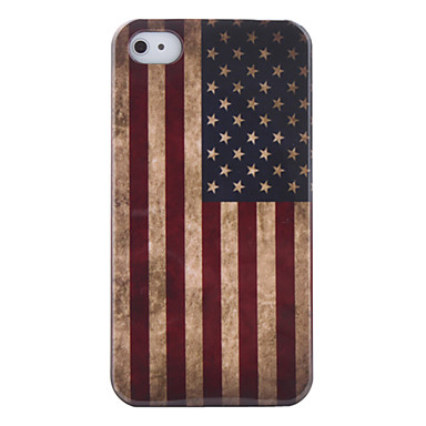 Винтажный чехол для iPhone 4S с американским флагом
