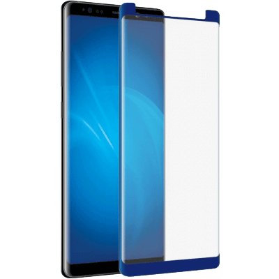 Защитное стекло на телефон Samsung Galaxy Note 8 3D Blue