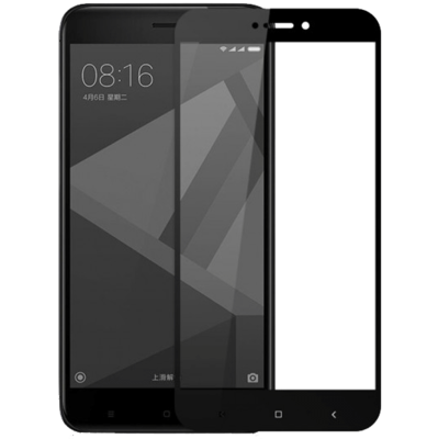 Защитное стекло на телефон Xiaomi Redmi Note 4X 3D Black