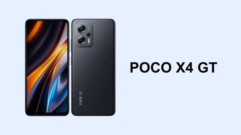 Внешний вид Xiaomi Poco X4 GT 