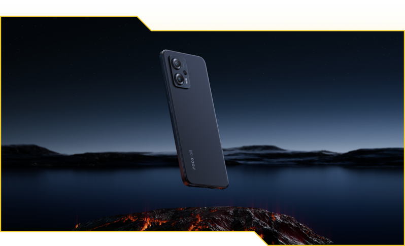 Xiaomi Poco X4 GT в черном цвете
