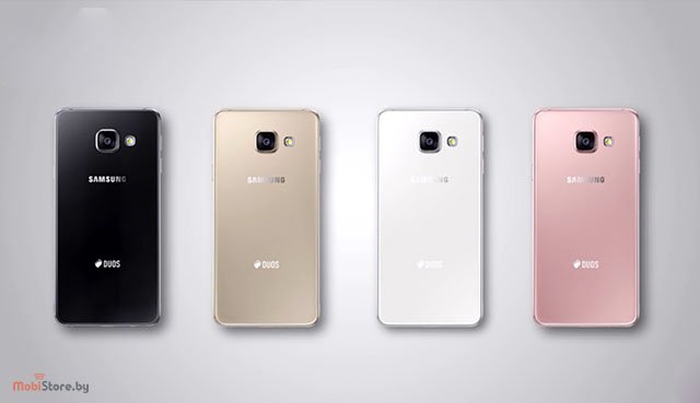 Samsung Galaxy A3 2016 расцветки